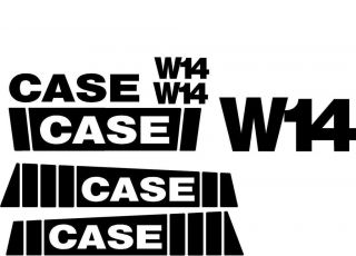 New Case Wheel Loader W14 Decal Set