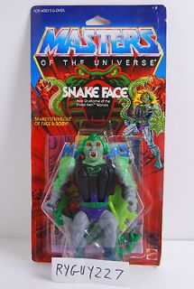 MOTU, Snake Face, Masters of the Universe, MOC, carded, vintage
