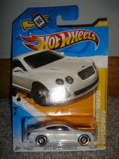 New 2012 HOT WHEELS White Bentley Continental Supersports Models FREE