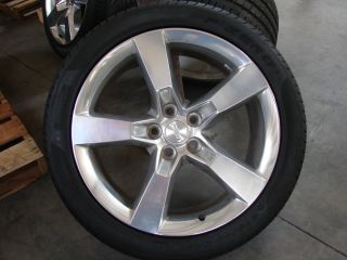 20 2011 Camaro 5 Spoke Polished Wheels Rims Tires