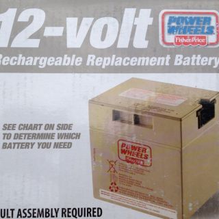 12 Volt Rechargeable Replacement Power Wheels Battery