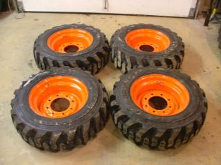 New Skid Steer Tires Rims 10x16 5 10 Ply