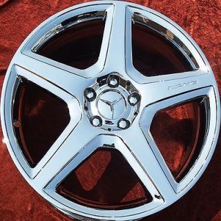 OF 4 NEW 19 MERCEDES BENZ CLS55 CLS63 AMG CHROME OEM WHEELS RIMS 65375
