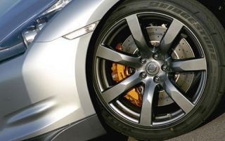 18 Nissan GTR Gunmetal Staggered Rims Wheels 350Z 370Z 300zx 240sx