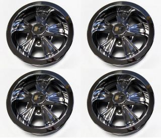 14 6 Hurst Wheels Set of 4 GM 14x6 with Spinner Cap