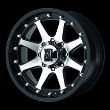 17 Black XD Addict Wheels Rims 6x5 5 6 Lug Chevy GM Toyota Tacoma