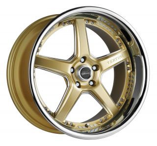 20 Vertini Drift Gold Rims Wheels Nissan 350 Infiniti G35 Coupe Ford