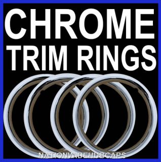 Chrome Wheel Trim Rings Beauty Rims Glamour Ring Rim Tire Bands