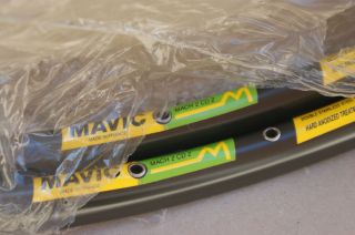 New Vintage Mavic Mach 2 CD 2 Tubular Rims 32 H 700 C 28 Pair