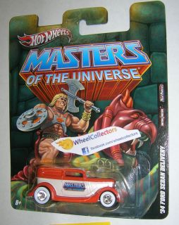Masters of The Universe 34 Ford Sedan Hot Wheels 2011 Nostalgia He Man