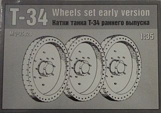 Maquette 1 35 T 34 Wheels Set Early Version