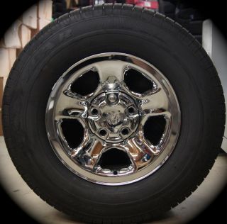 RAM Chrome 17 Factory Wheels Rims P265 70R17 Tires 2002 2012