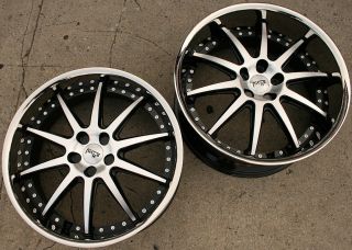 Black Rims Wheels Camaro LS Staggered 09 Up 22 x 9 0 10 5 5H 38