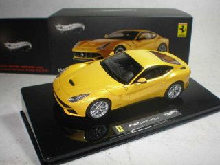 43 Hotwheels Elite Ferrari F12 Berlinetta Yellow X5500