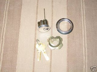 Keyed Rim Cylinder Lock Overhead Garage Door Hardware