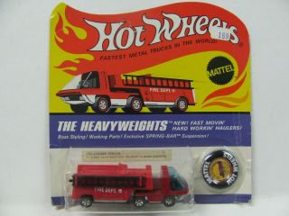 Hot Wheels Redline Fire Engine Enamel Red 