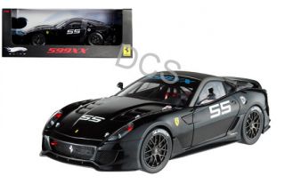 Hot Wheels Elite Edition Ferrari 599XX 55 Black 1 43