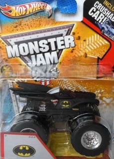 Hot Wheels 2013 Monster Jam Truck Batman with Crushable Car