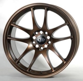 17 Rota Torque Bronze Rims Wheels 17x85 48 5x114 3 Mazda3 SPEED3