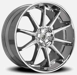 Lexani R 10 Chrome Wheel Rim 5x4 5 EX35 FX35 FX45 Lancer Supra