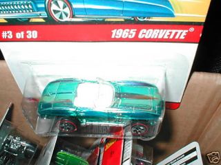 HW Classics Series 2 3 1965 Corvette Convertible Aqua
