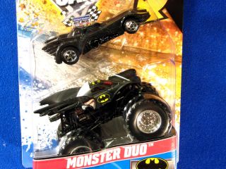 Hot Wheels Monster Jam Duo Batman w Matching Car