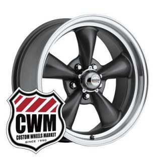  Charcoal Gray Wheels Rims 5x4 50 lug pattern for Ford Fairlane 62 70