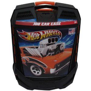 Hot Wheels 100 Car Carry Case Wheeled Storage New