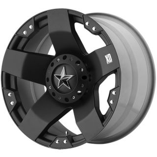 Rockstar 6x5 5 Avalanche Sierra Black Wheels Rims Free Lugs