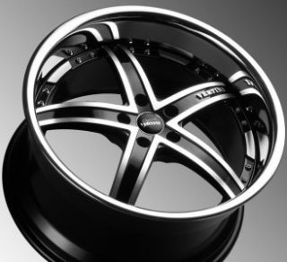 19 Vertini Fairlady Staggered Black Wheels Mercedes Benz 5x112 New C