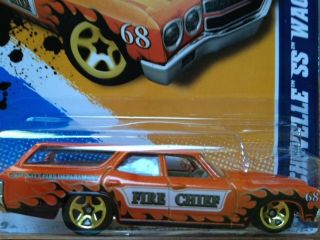 2012 Hot Wheels 70 Chevelle SS Wagon Fire Chief