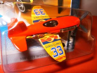2012 Hot Wheels 1 64 Mad Propz Red Yellow 33 Airplane RARE 4 10 134