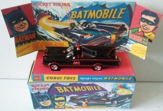 Hotwheels Model Batmobile 1 50 Scale 1966 Batman Corgi Toys 267 Mini