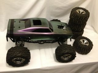 Super 1 8 Scale Monster Truck Rolling Chassis with Extra Wheels
