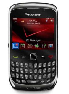 New in Box Rim Blackberry Curve 9330 Black Gray Verizon Phone