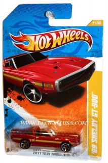 2011 Hot Wheels New Models 21 69SHELBY GT 500 Red