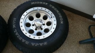 1500 Mickey Thompson Tires and 16 Rims LT265 75R16 M s Spare