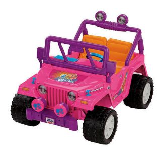Power Wheels Fisher Price Barbie Jammin Jeep New