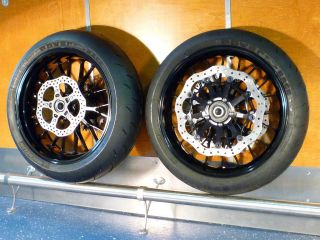 749 999 PVM 10 Spoke Y Magneisum 3 5 x 17 Wheels Tires Rotors