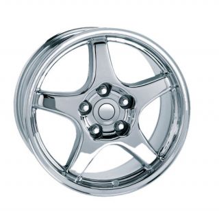 17x9 5 11 84 96 Corvette ZR1 Wheel Tire Rim Chrome