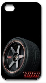 Volk Racing TE37 Rays Wheels Japan Wakaba Decal SSR iPhone 4 4S Case