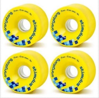 Orangatang Longboard Wheels Stimulus 70mm 86A Yellow