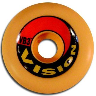 Vision Blurr VB3 Skateboard Wheels 65mm 92A Orange
