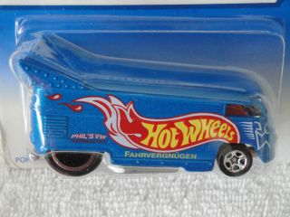 HOT WHEELS 1996 FIRST EDITIONS VW BUS #6/12 30TH ANNIVERSARY BLISTER