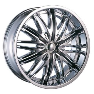20 inch Velocity VW830 Chrome Wheels Rims 5x112 38