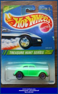 Hotwheels VW Bug 1995 Treasure Hunts Sold as Is