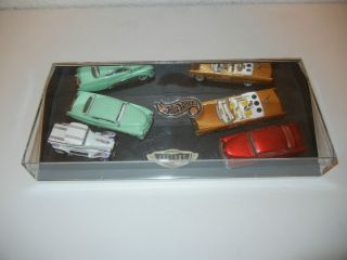 Hot Wheels Legends Barris Kustom Cars Set of 4 with Display Case RARE