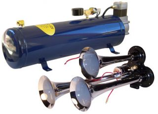 Triple Train Air Horn Kit 110 PSI Air System 150nu