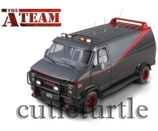 Hot Wheels Elite V7439 The A Team GMC Classic Van TV Series 1 18 Black