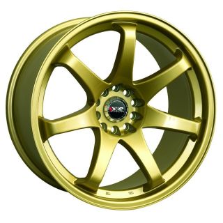 17 x 9 ET25 5x114 3 5x120 Gold Tuner Alloys Wheels Rims Z1558